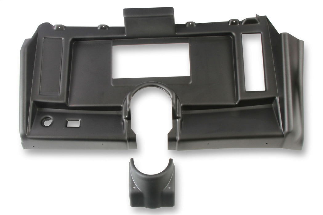 Holley EFI 553-382 Dash Panel; For Use w/Holley EFI 6.86 in. Dashes; Right Vent Only; Black Finish; - Truck Part Superstore