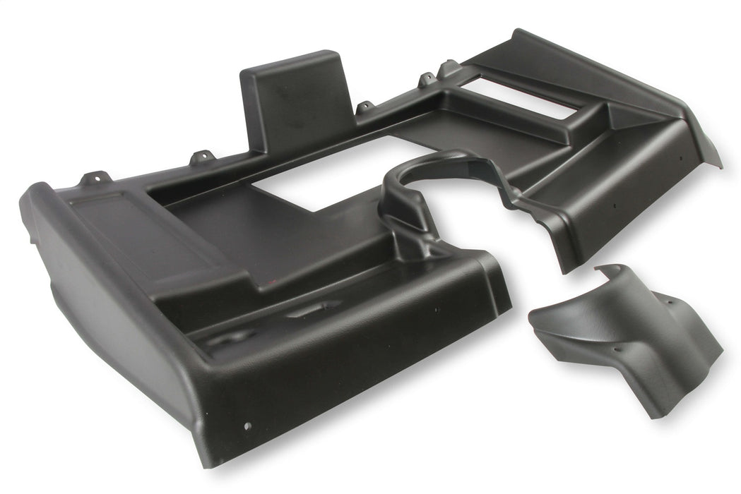 Holley EFI 553-382 Dash Panel; For Use w/Holley EFI 6.86 in. Dashes; Right Vent Only; Black Finish; - Truck Part Superstore