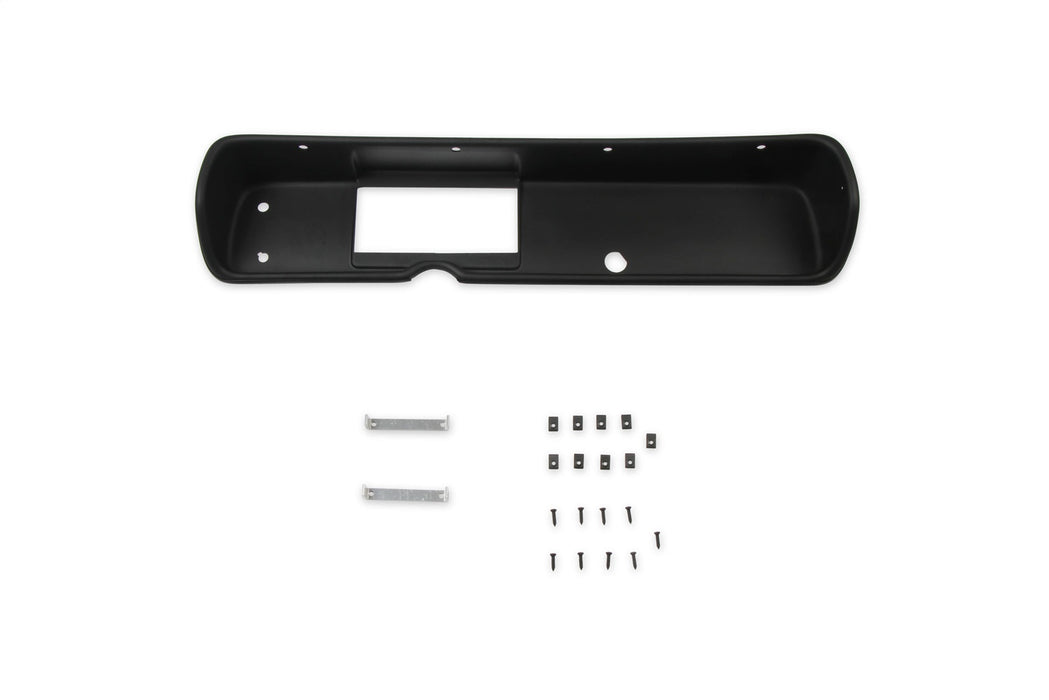 Holley EFI 553-388 Dash Panel; For Use w/Holley EFI 6.86 in. Dashes; Black Finish; - Truck Part Superstore
