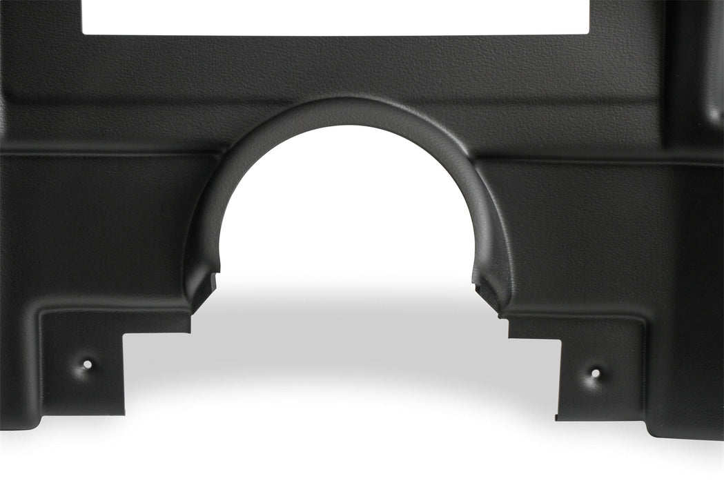 Holley EFI 553-389 Dash Panel; For Use w/Holley EFI 6.86 in. Dashes; Black Finish; - Truck Part Superstore