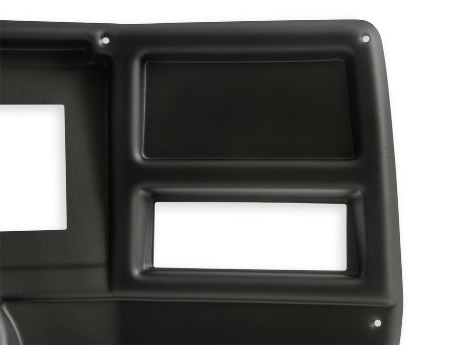 Holley EFI 553-389 Dash Panel; For Use w/Holley EFI 6.86 in. Dashes; Black Finish; - Truck Part Superstore