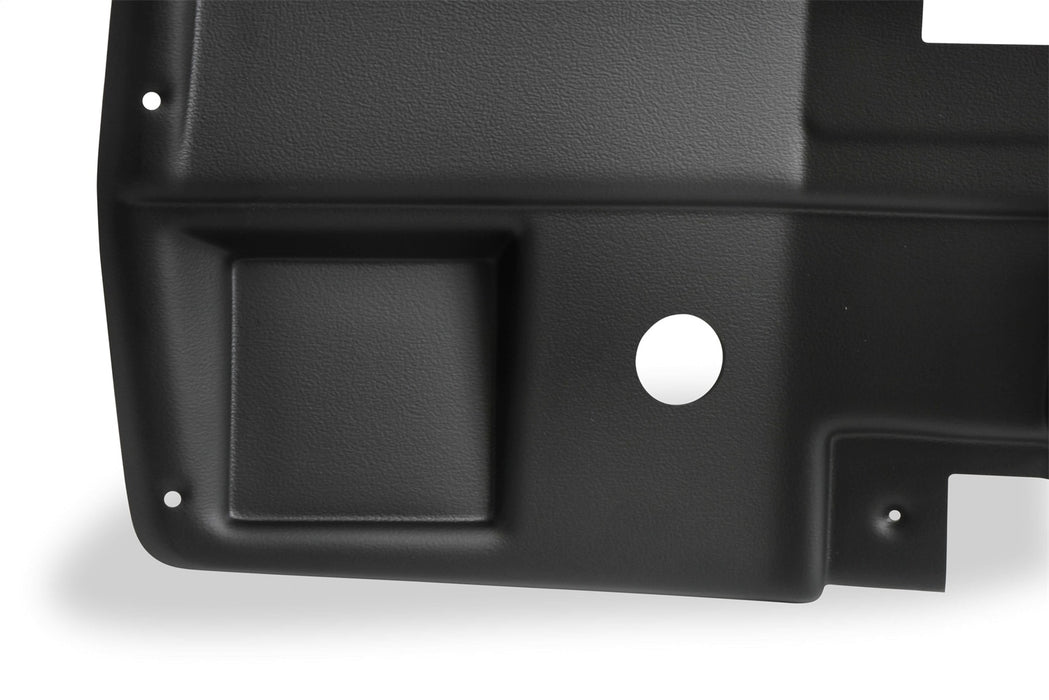 Holley EFI 553-389 Dash Panel; For Use w/Holley EFI 6.86 in. Dashes; Black Finish; - Truck Part Superstore