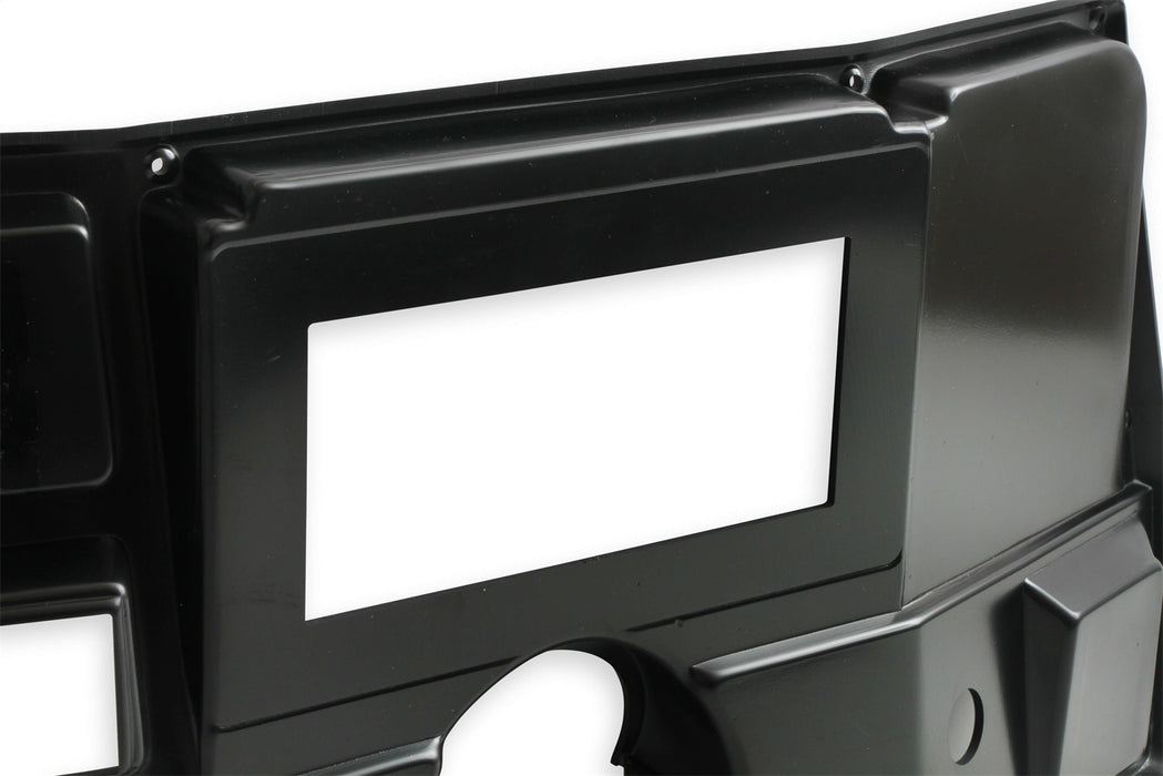 Holley EFI 553-389 Dash Panel; For Use w/Holley EFI 6.86 in. Dashes; Black Finish; - Truck Part Superstore