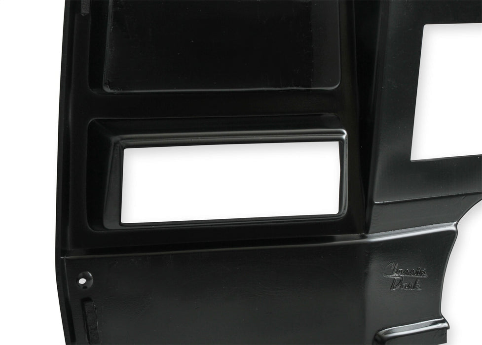 Holley EFI 553-389 Dash Panel; For Use w/Holley EFI 6.86 in. Dashes; Black Finish; - Truck Part Superstore