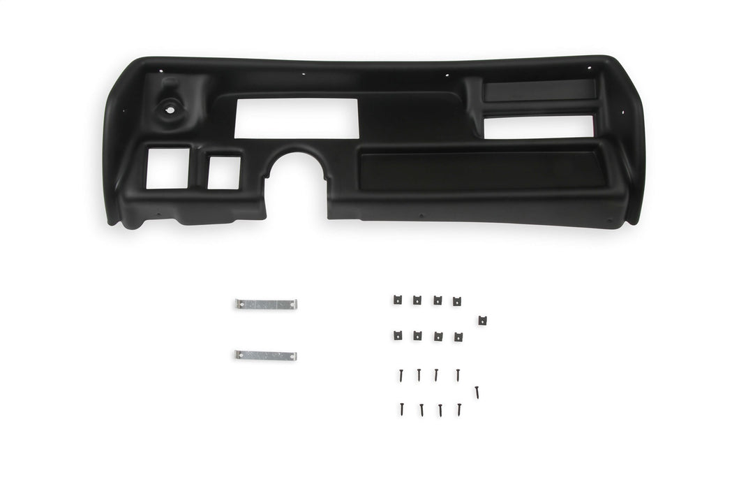 Holley EFI 553-390 Dash Panel; For Use w/Holley EFI 6.86 in. Dashes; Black Finish; - Truck Part Superstore