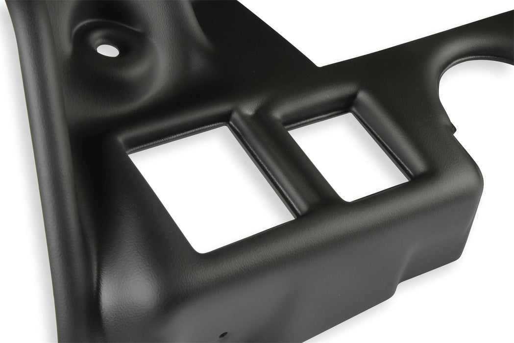 Holley EFI 553-390 Dash Panel; For Use w/Holley EFI 6.86 in. Dashes; Black Finish; - Truck Part Superstore