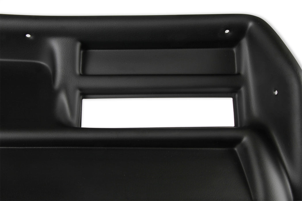 Holley EFI 553-390 Dash Panel; For Use w/Holley EFI 6.86 in. Dashes; Black Finish; - Truck Part Superstore