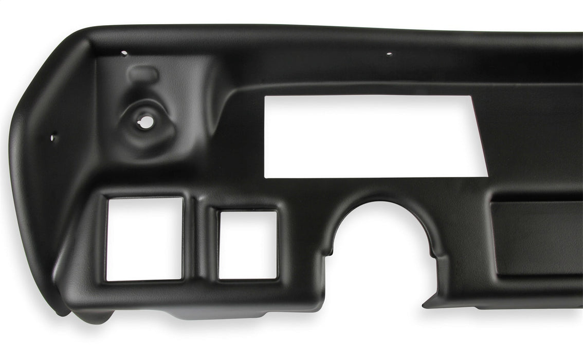 Holley EFI 553-390 Dash Panel; For Use w/Holley EFI 6.86 in. Dashes; Black Finish; - Truck Part Superstore