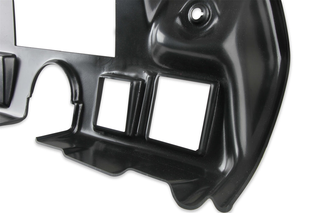 Holley EFI 553-390 Dash Panel; For Use w/Holley EFI 6.86 in. Dashes; Black Finish; - Truck Part Superstore