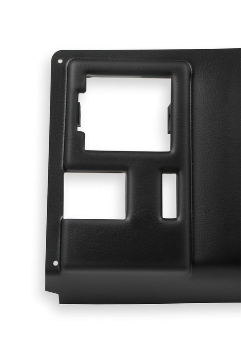 Holley EFI 553-393 Dash Panel; For Use w/Holley EFI 6.86 in. Dashes; Black Finish; - Truck Part Superstore