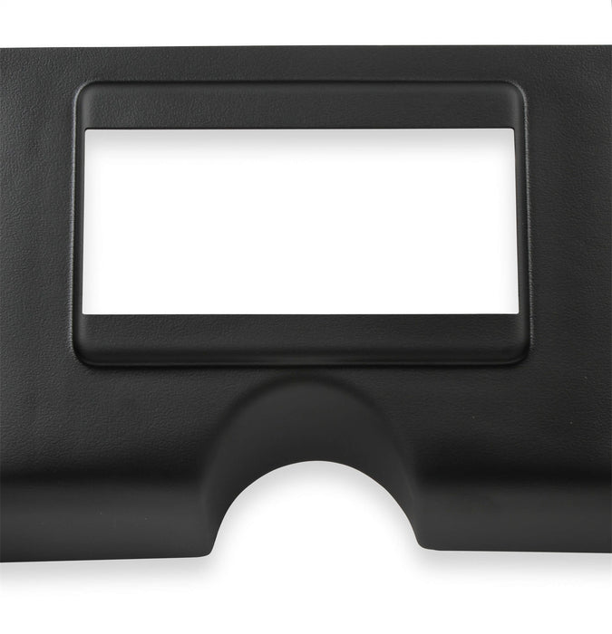 Holley EFI 553-393 Dash Panel; For Use w/Holley EFI 6.86 in. Dashes; Black Finish; - Truck Part Superstore
