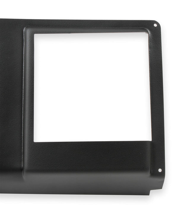 Holley EFI 553-393 Dash Panel; For Use w/Holley EFI 6.86 in. Dashes; Black Finish; - Truck Part Superstore