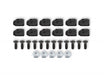 Holley EFI 553-402 Dash Panel; For Use w/Holley EFI Dashes; Black; 6.860 in.; 2 Pieces; - Truck Part Superstore