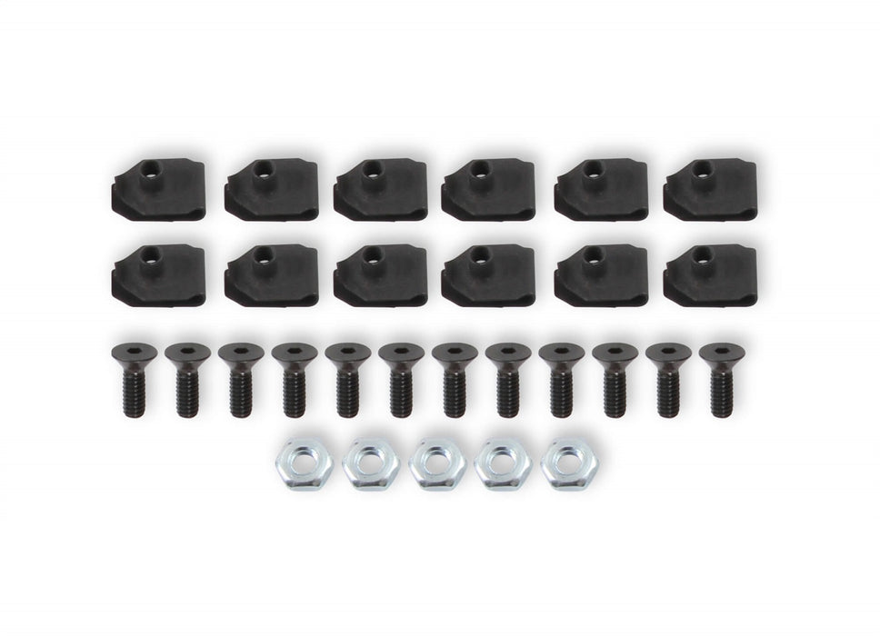 Holley EFI 553-402 Dash Panel; For Use w/Holley EFI Dashes; Black; 6.860 in.; 2 Pieces; - Truck Part Superstore