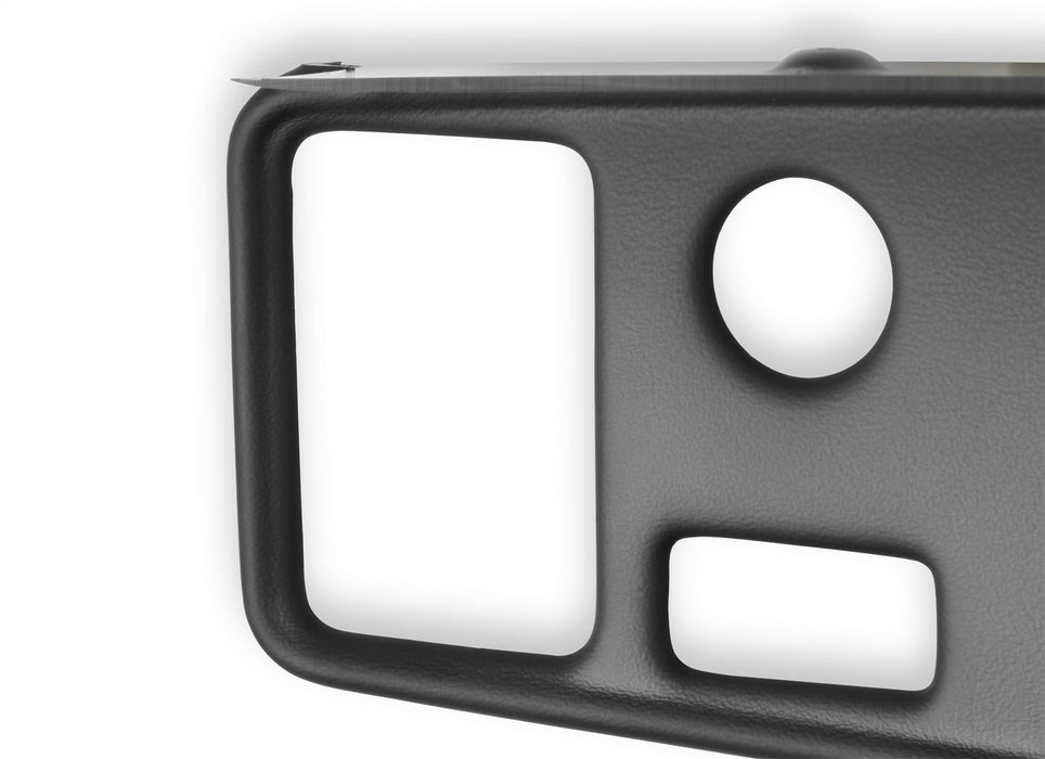 Holley EFI 553-405 Dash Panel; For Use w/Holley EFI Dashes; Black; 6.860 in.; - Truck Part Superstore