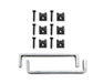 Holley EFI 553-408 Dash Panel; For Use w/Holley EFI Dashes; Black; 6.860 in.; ABS Composite; - Truck Part Superstore
