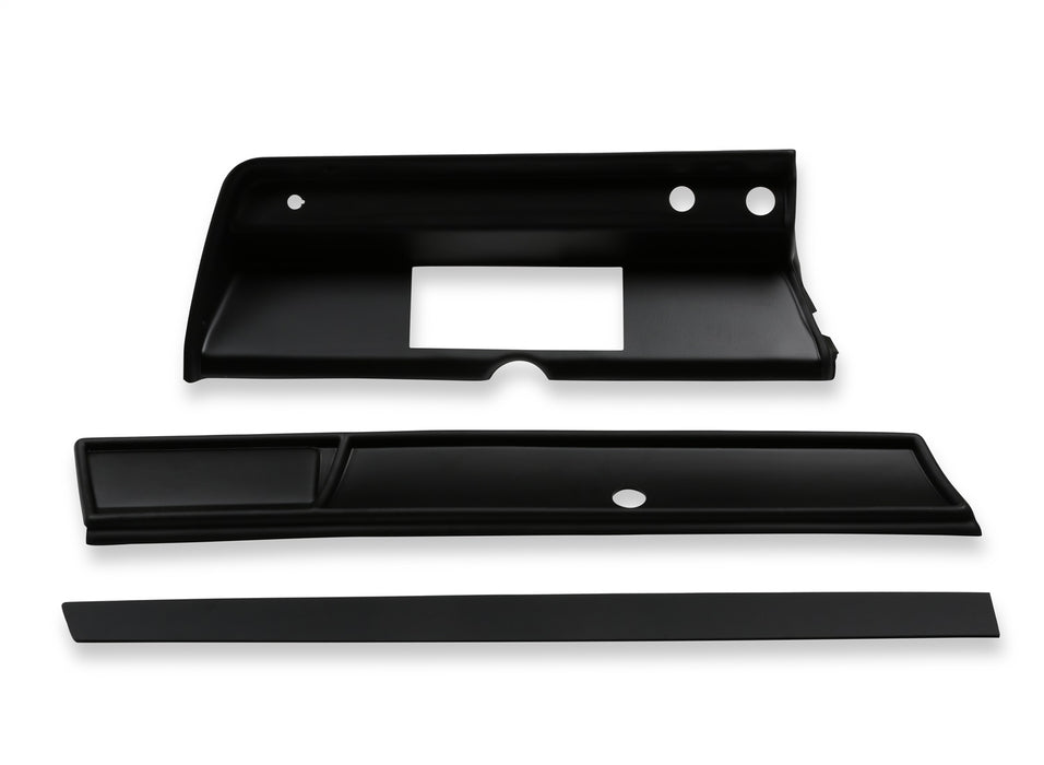 Holley EFI 553-424 Dash Panel; For Use w/Holley EFI Dashes; Black; 6.860 in.; ABS Composite; - Truck Part Superstore