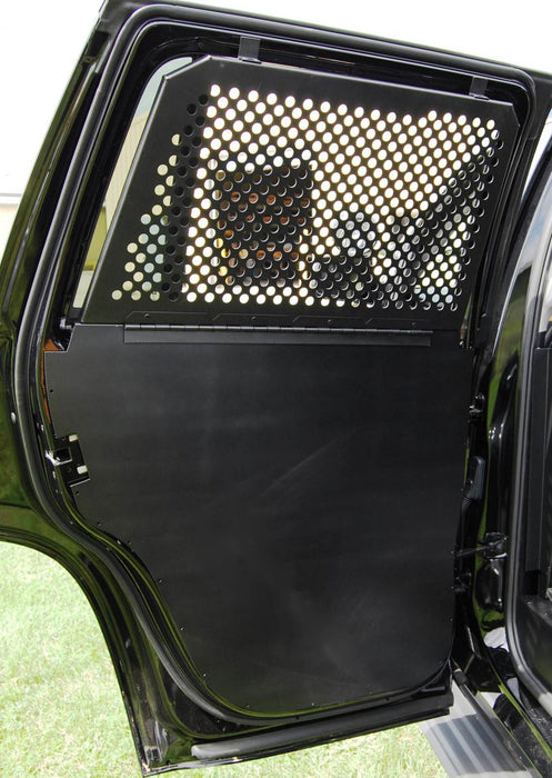 Owens Products 55303 Dog Crate Professional K9 Series Explorer Interceptor Rear Seat Insert / 63.725 W x 41 D x 44 H / 2011-Current Ford Explorer / Mill Finish Aluminum / Owens Products - Truck Part Superstore