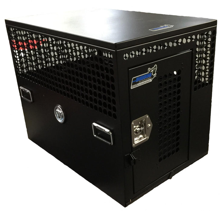 Owens Products 55308 Dog Crate Professional K9 Series Tactical Single Compartment / End Door / 24 W x 36 D x 29 H / Holes for Ventilation / Mill Finish Aluminum / Owens Products - Truck Part Superstore