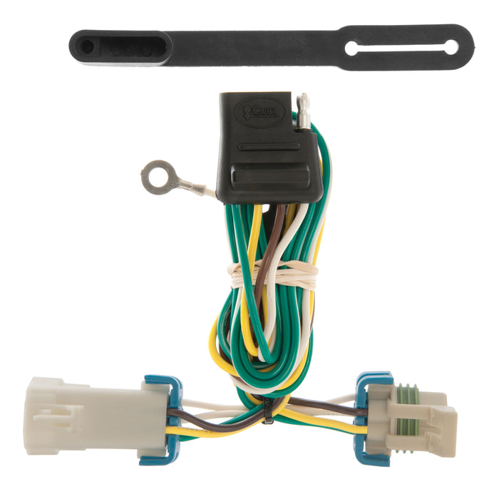 CURT 55359 Custom Wiring; 4-Way Flat; Select Chevrolet S-10; GMC Sonoma; Isuzu Hombre - Truck Part Superstore