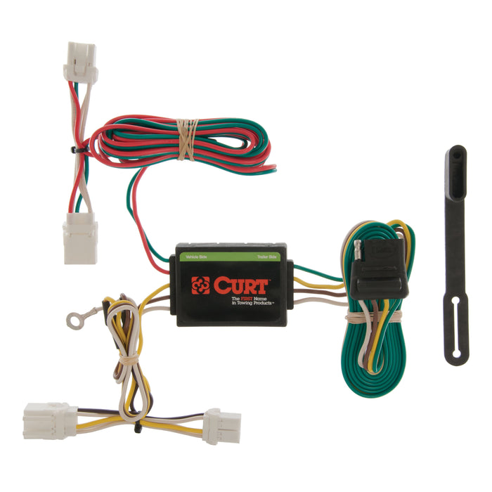 CURT 55361 Custom Wiring; 4-Way Flat; Select Nissan Pathfinder; Altima Sedan; Infiniti QX4 - Truck Part Superstore