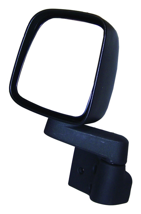 Crown Automotive Jeep Replacement 55395061AB Door Mirror and Arm; Left; Black; Direct Bolt On; - Truck Part Superstore