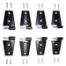Crown Automotive Jeep Replacement 55395384K8 Door Hinge Kit; 8 Hinges And Hardware; - Truck Part Superstore