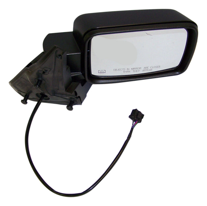 Crown Automotive Jeep Replacement 55396636AD Door Mirror; Right; Power; Heated; Foldaway; Black; - Truck Part Superstore