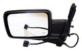 Crown Automotive Jeep Replacement 55396637AD Door Mirror; Left; Power; Heated; Foldaway; Black; - Truck Part Superstore