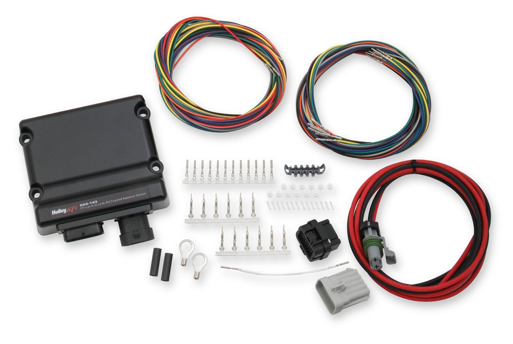 Holley EFI 554-142 Injector Driver Module; Programmable 8 Channel; Incl. Harness; - Truck Part Superstore