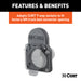CURT 55417 CURT 55417 Truck Bed 7-Way Opening Cover Plate; Compatible with Chevrolet; GMC - Truck Part Superstore