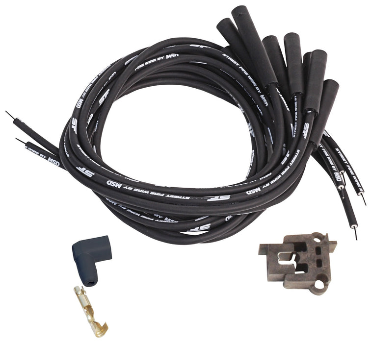 MSD 5551 Street Fire™ Spark Plug Wire Set; Socket/HEI; Multi-Angle; - Truck Part Superstore