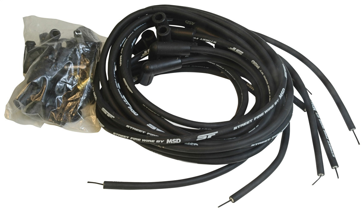 MSD 5552 Street Fire™ Spark Plug Wire Set; HEI/90 deg.; Universal; - Truck Part Superstore
