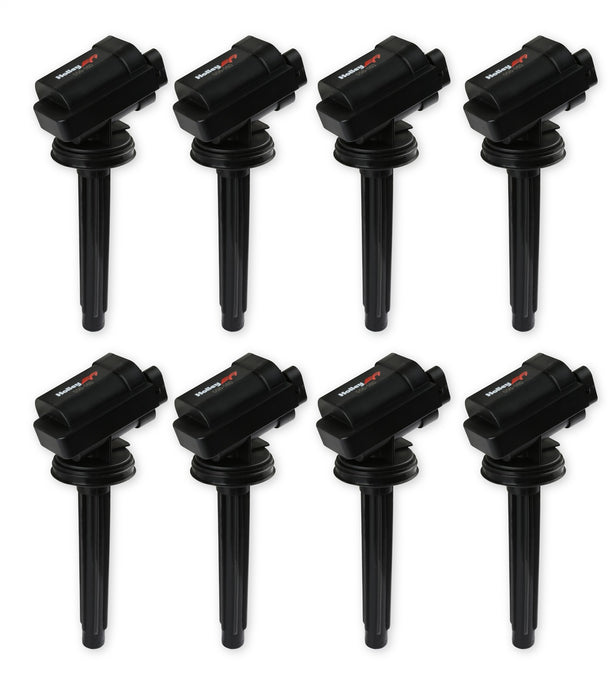 Holley EFI 556-161 EFI Coyote Smart Coil Set; Black; 12 - 16 Volts; Fits W/Coyote TI-VCT;  8 Set; - Truck Part Superstore