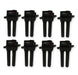 Holley EFI 556-163 EFI Smart Coil Set; Black; 12 - 16 Volts; Fits GEN III Hemi; 8 Set; - Truck Part Superstore
