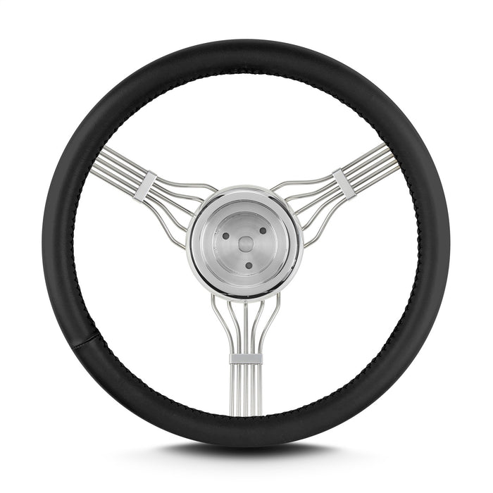 Lokar 55601 Lecarra Banjo Steering Wheel; Fits w/3 Bolt Hub; Black; - Truck Part Superstore