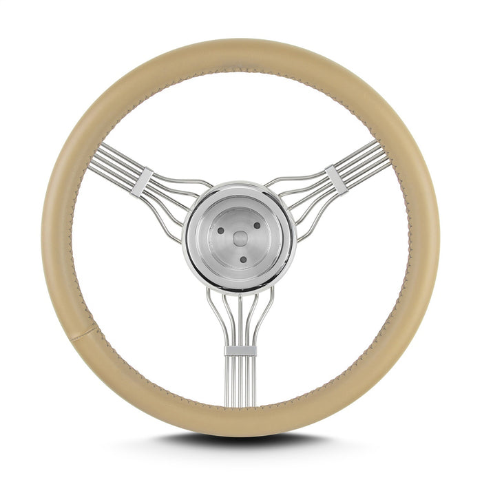 Lokar 55609 Lecarra Banjo Steering Wheel; Fits w/3 Bolt Hub; Tan; - Truck Part Superstore