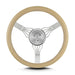 Lokar 55609 Lecarra Banjo Steering Wheel; Fits w/3 Bolt Hub; Tan; - Truck Part Superstore
