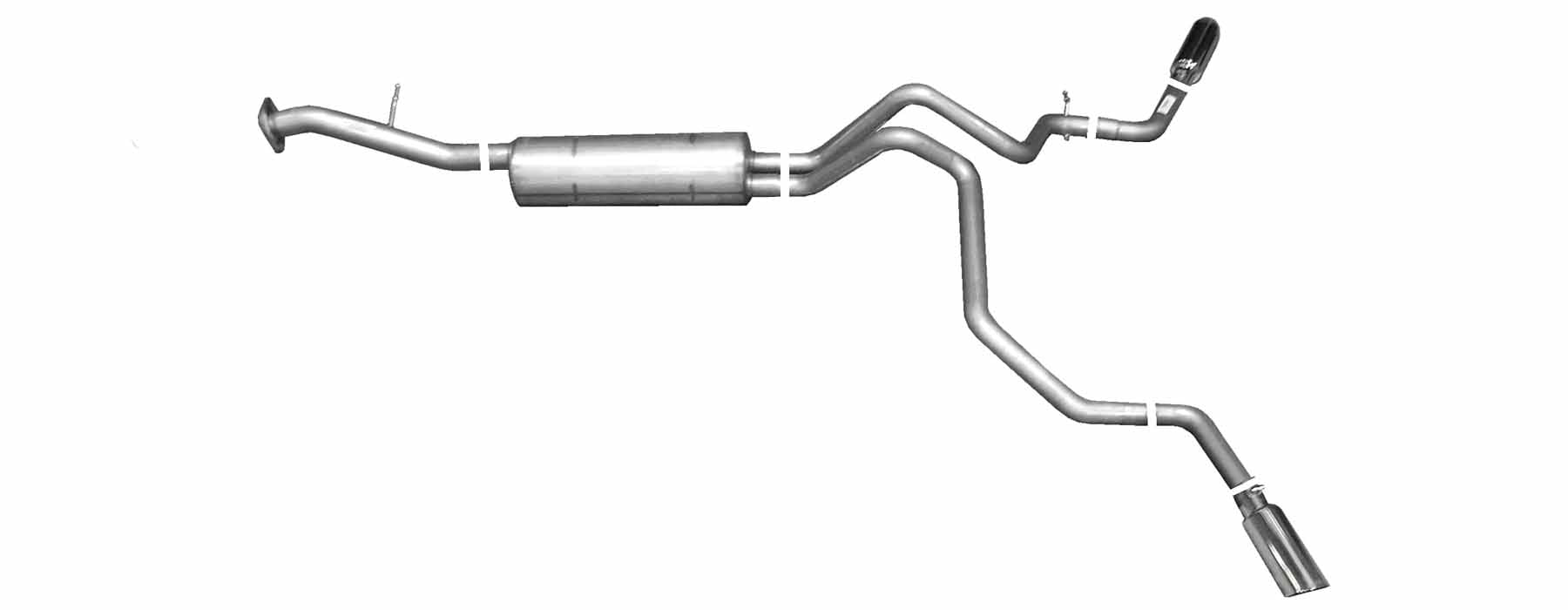 Gibson Performance Exhaust 5563 Cat-Back Dual Extreme Exhaust System; Aluminized - Truck Part Superstore