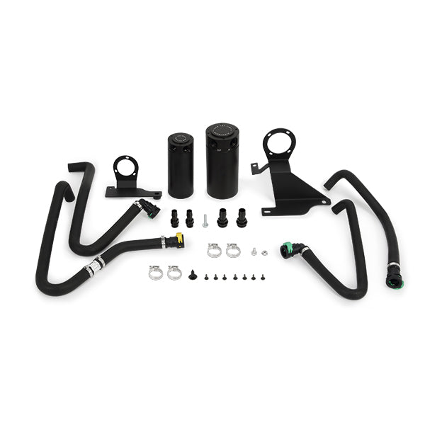 Mishimoto MMBCC-F35T-11SBE Baffled Oil Catch Can, fits Ford F-150 3.5L EcoBoost 2011-2014 - Truck Part Superstore