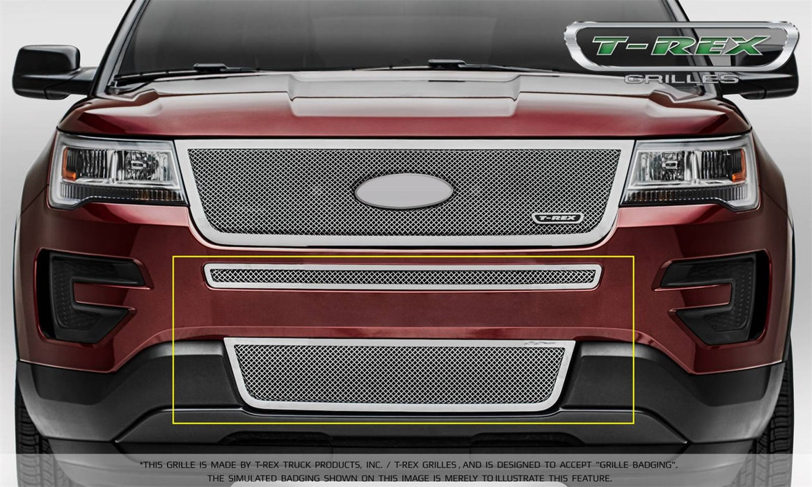 T-Rex Grilles 55664 Upper Class Series Mesh Bumper Grille; [Available While Supplies Last]; - Truck Part Superstore