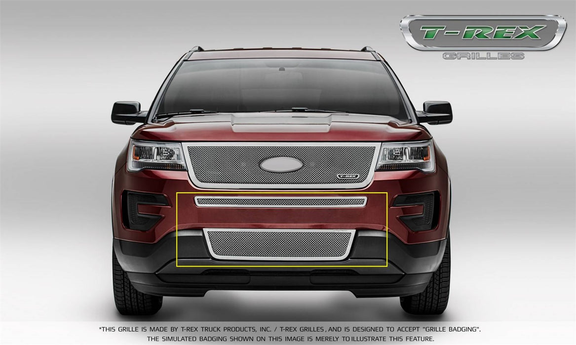 T-Rex Grilles 55664 Upper Class Series Mesh Bumper Grille; [Available While Supplies Last]; - Truck Part Superstore