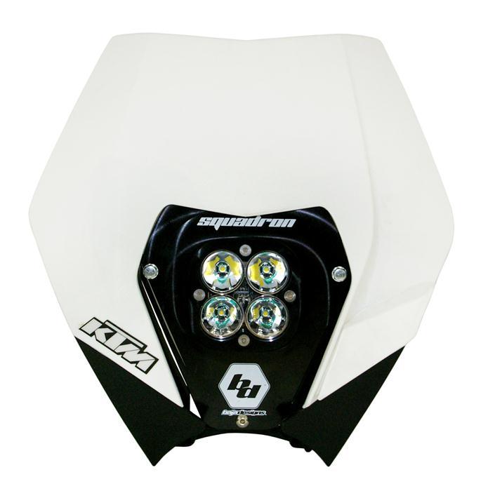 Baja Designs 557061 KTM Headlight Kit DC 08-13 w/ Headlight Shell White Squadron Sport Baja Designs - Truck Part Superstore