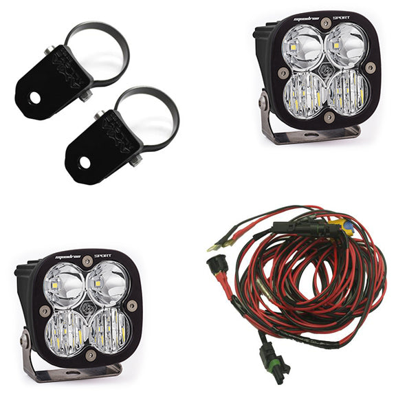 Baja Designs 557102 Polaris LED Light Pods 2 Inch Harness A Pillar Mounts Kit Squadron Sport Baja Designs - Truck Part Superstore