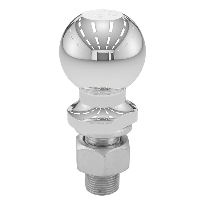 CURT 40067 2-5/16in. Trailer Ball (1in. x 2-1/8in. Shank; 7;500 lbs.; Chrome; Packaged) - Truck Part Superstore