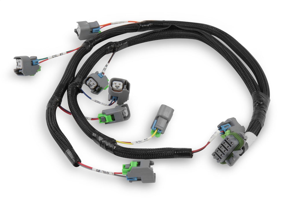 Holley EFI 558-212 Injector Harness; Evenly Spaced; USCAR/EV6 Style Injectors; - Truck Part Superstore