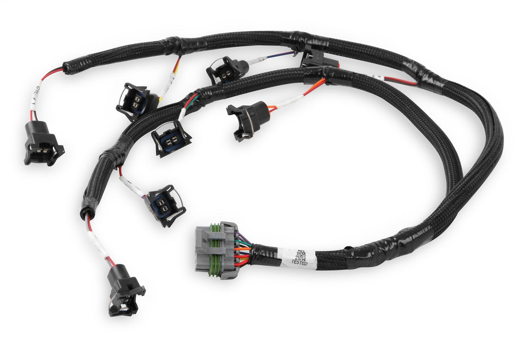 Holley EFI 558-213 Injector Harness; Evenly Spaced; JETRONIC/Bosch Style Injectors; - Truck Part Superstore