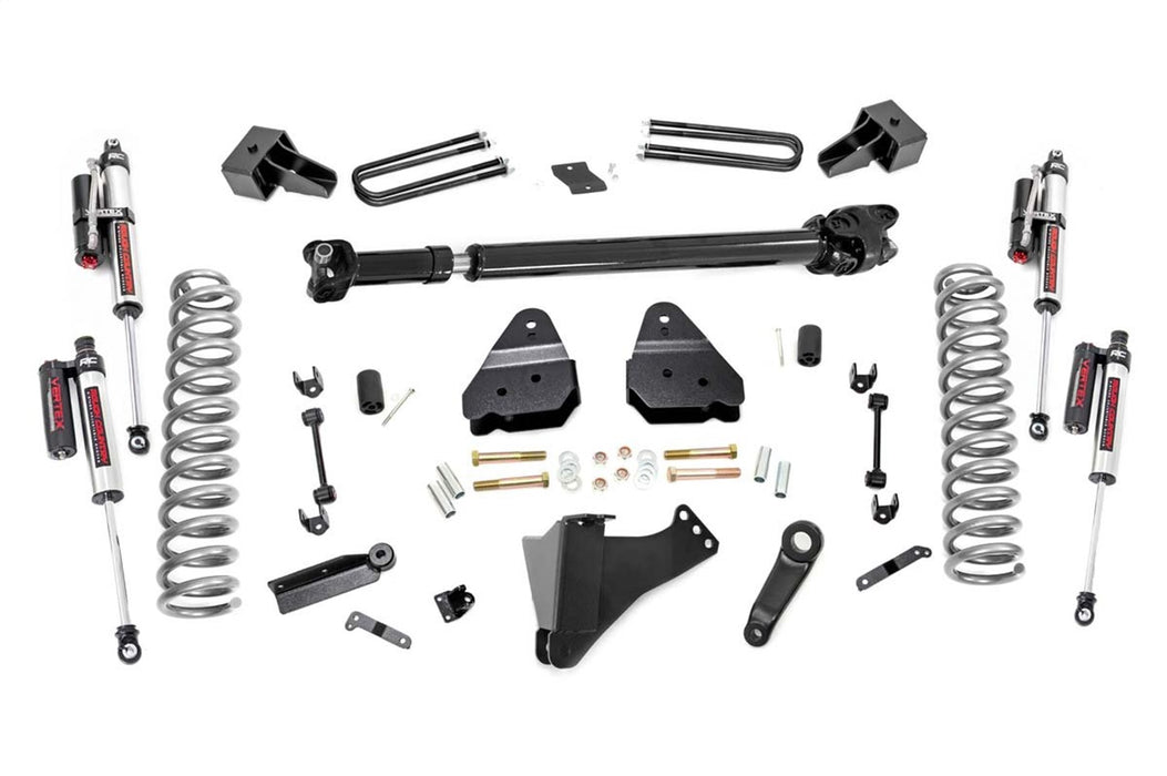 Rough Country 55951 4.5 Inch Inch Ford Suspension Lift Kit w/ Vertex Shocks and Front Driveshaft 17-20 F-350 4WD Diesel Dually Rough Country - Truck Part Superstore