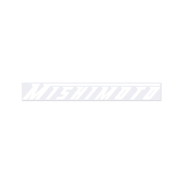 Mishimoto MMPROMO-STK-SSM Small Silver Mishimoto Decal, 1.5 x 10 - Truck Part Superstore