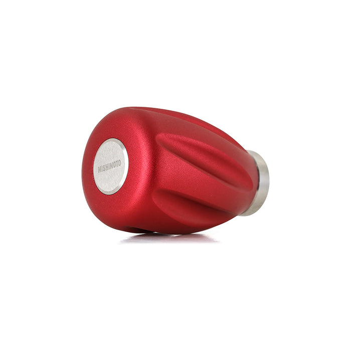 Mishimoto MMSK-TWST-RD Mishimoto Weighted Steel Core Shift Knob, Twist, Red - Truck Part Superstore